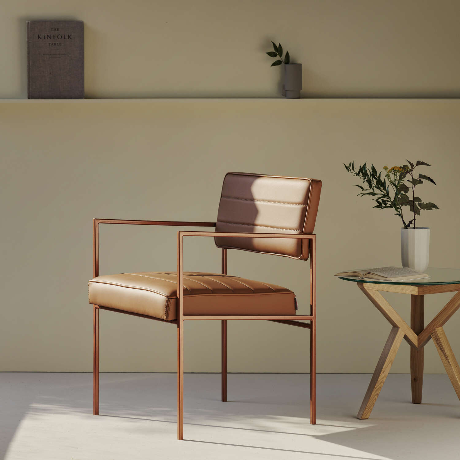 Cube Stuhl 55 mit Armlehnen Sternzeit Design