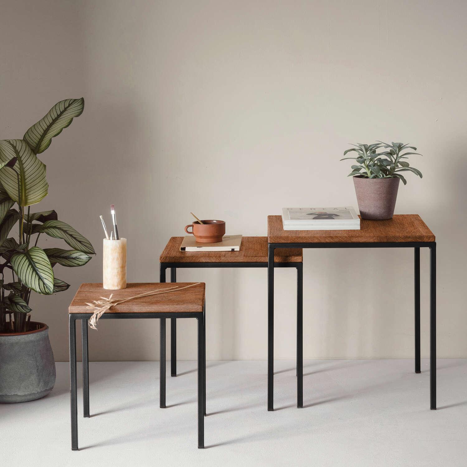 Cube 3er Tisch Set Sternzeit Design