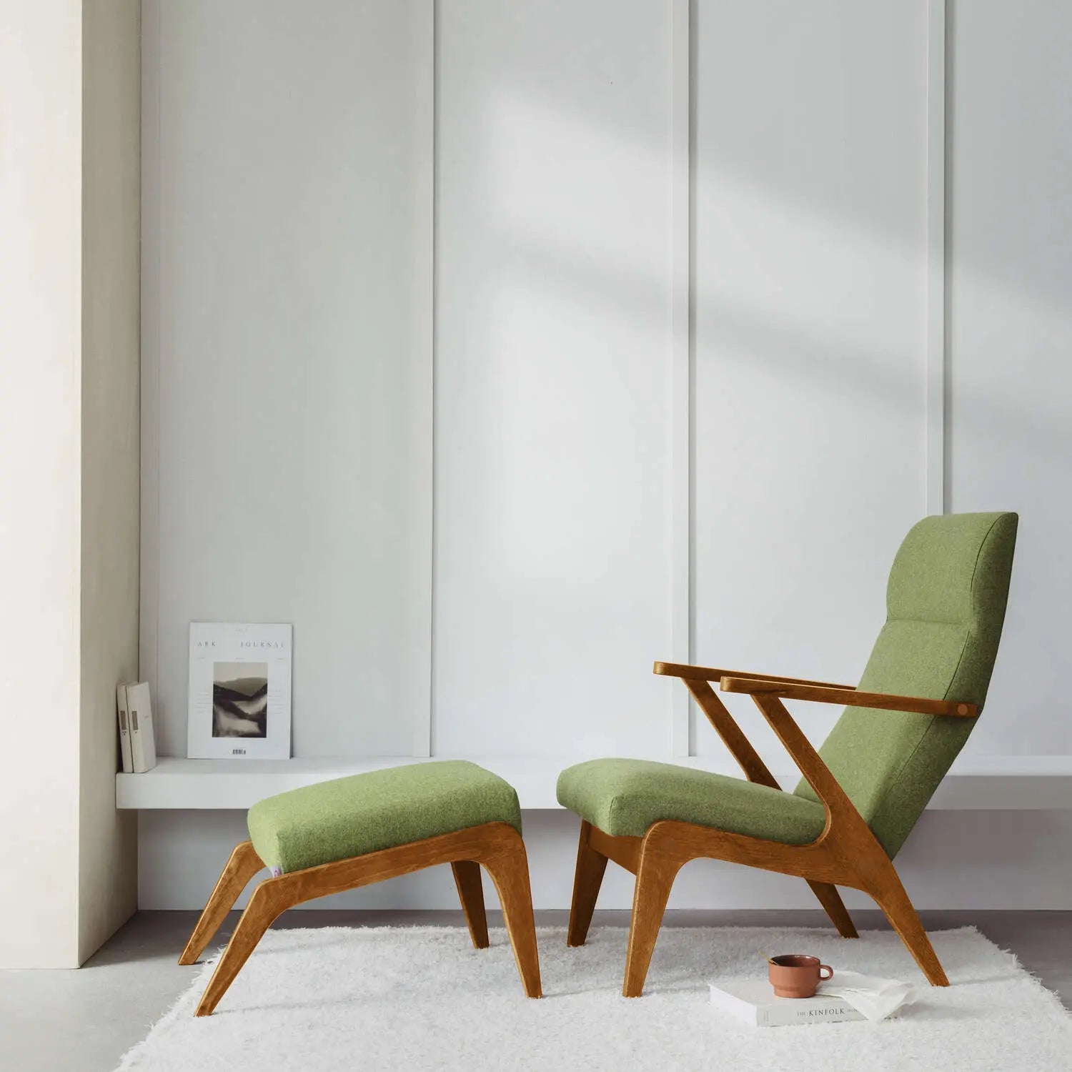 Apollo Lounge Sessel - Wool Line Sternzeit Design