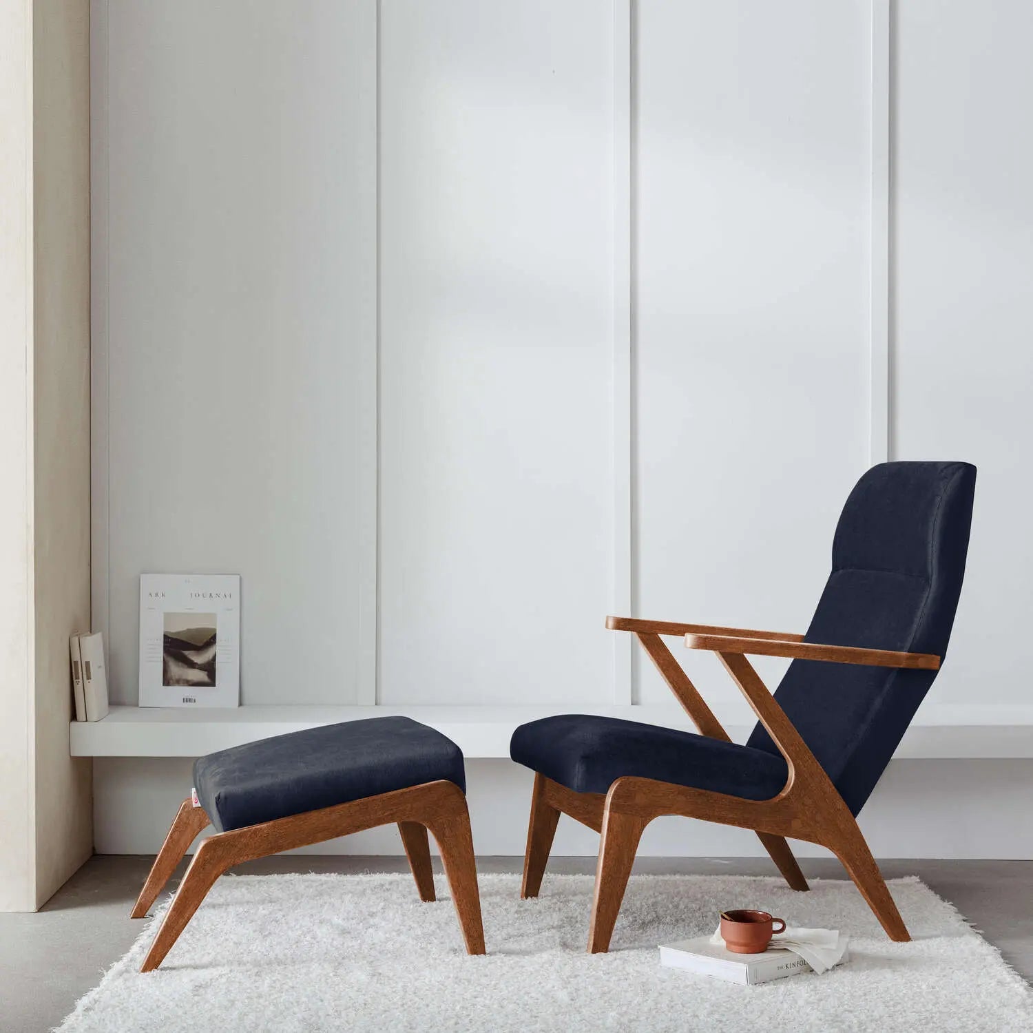 Apollo Lounge Sessel - Velvet Line Sternzeit Design