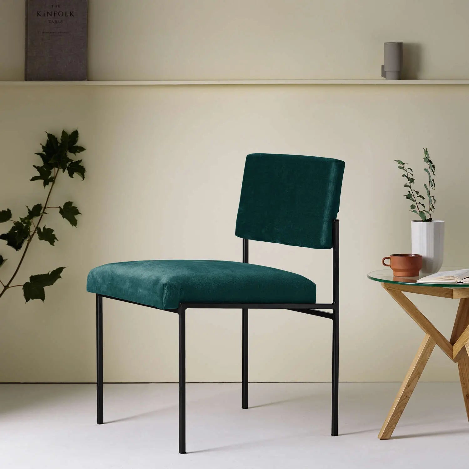 Cube Stuhl 55 - Velvet Line Sternzeit Design