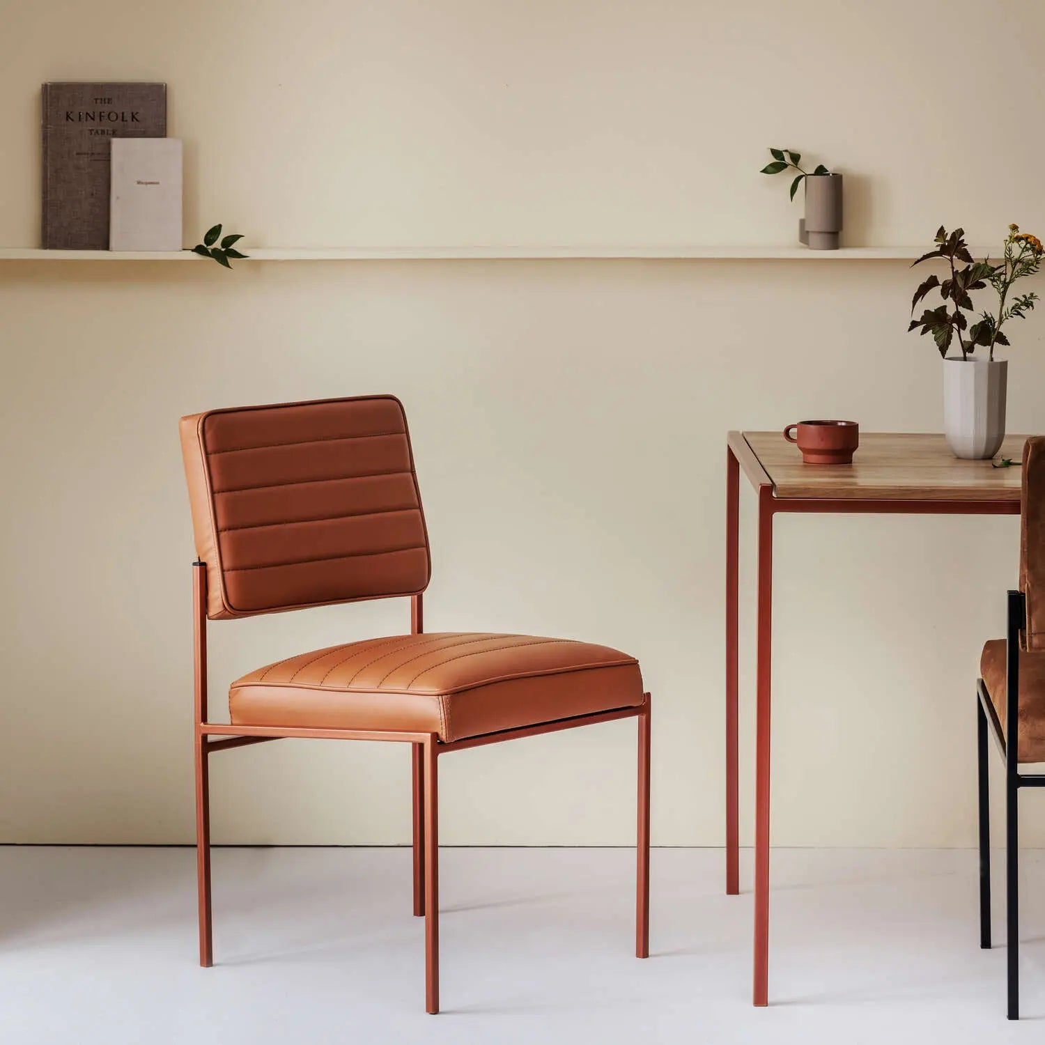 Cube Esstischstuhl - Leder Premium Sternzeit Design