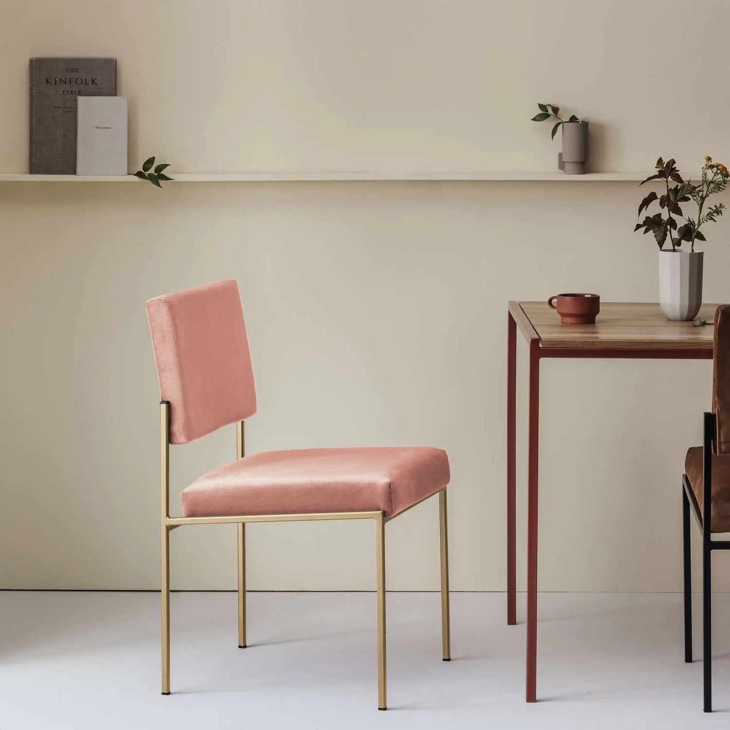 Cube Esstischstuhl - Velvet Line Sternzeit Design