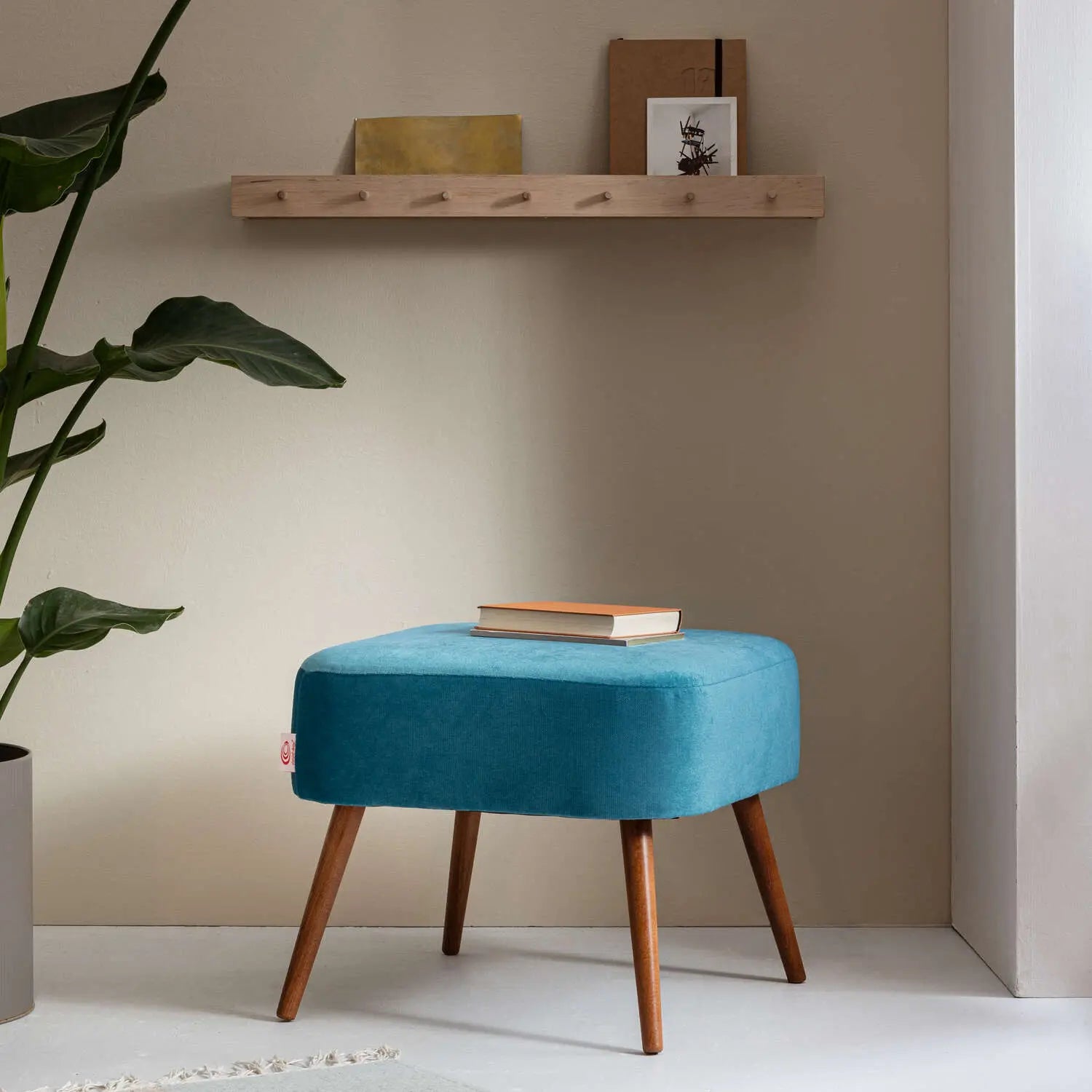 PlutoFootstool-VelvetLine
