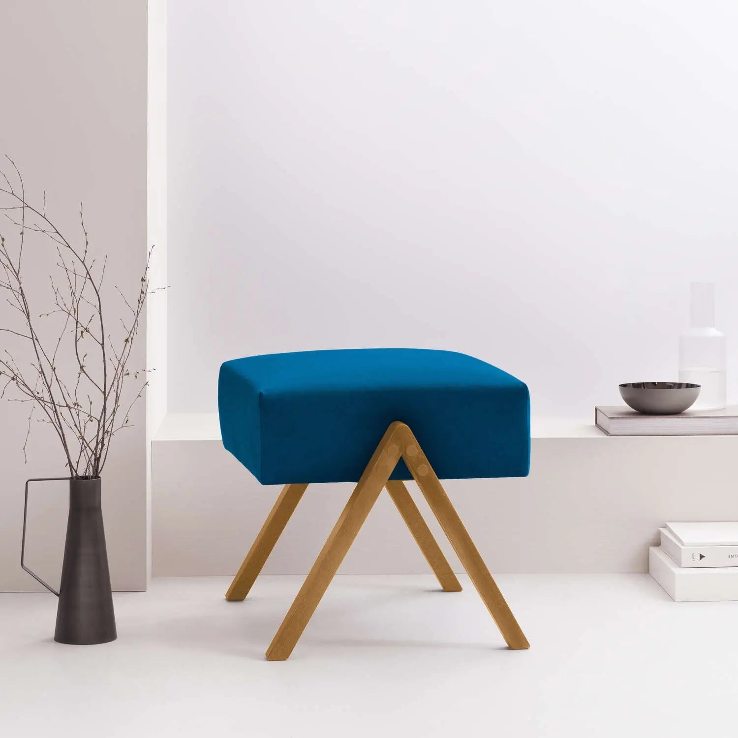 RetrostarFootstool-VelvetLine