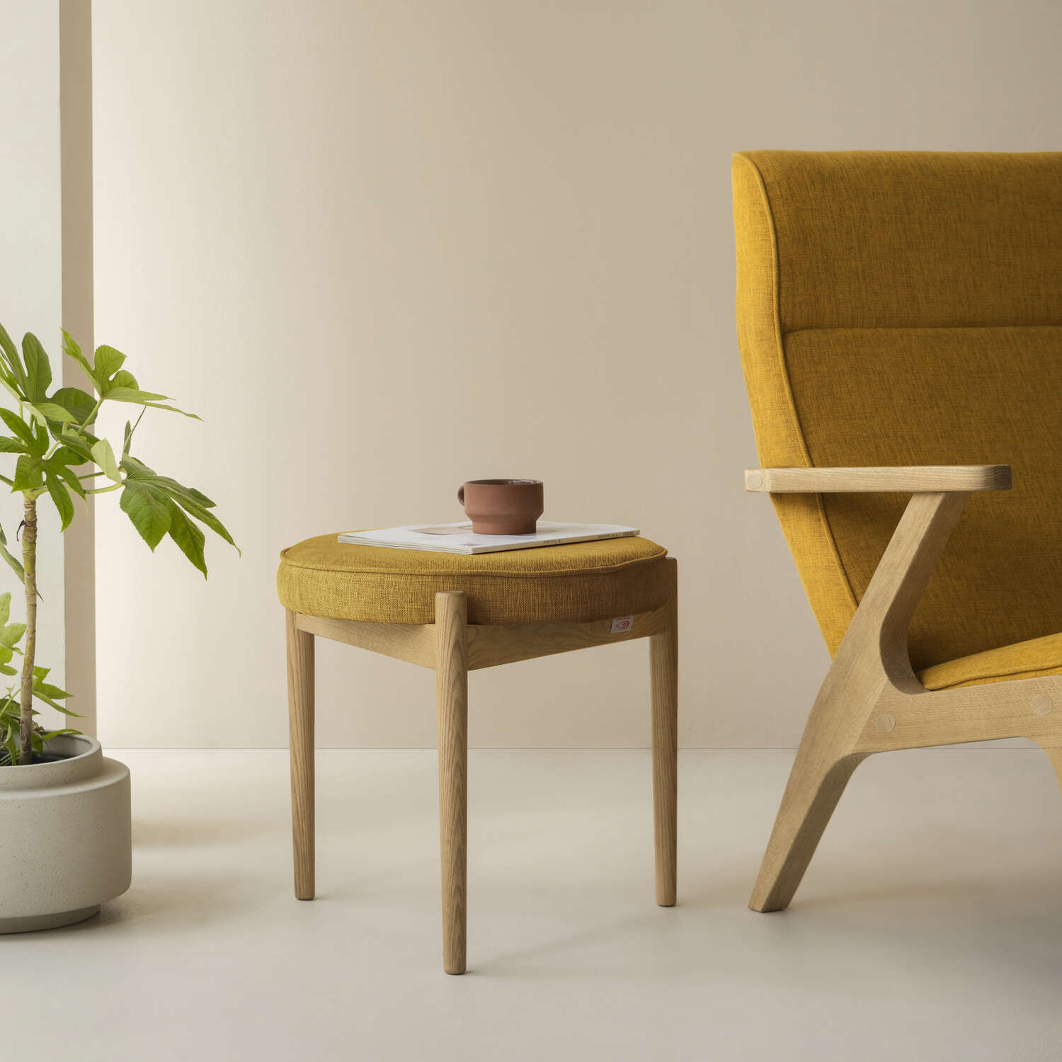 Sputnik-Hocker Sternzeit Design