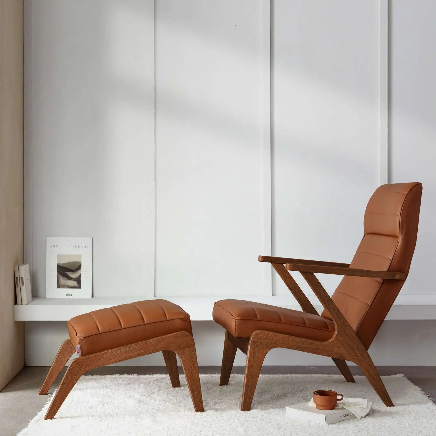 Apollo Lounge Sessel - Leder Sternzeit Design