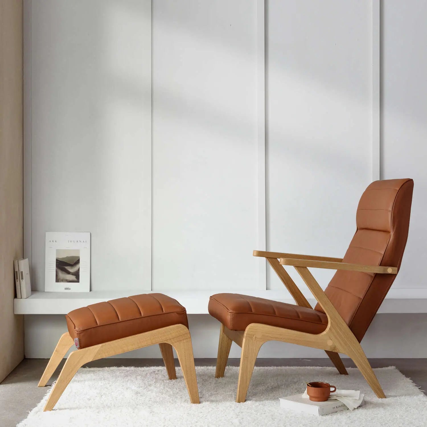 Apollo Lounge Sessel - Leder Sternzeit Design