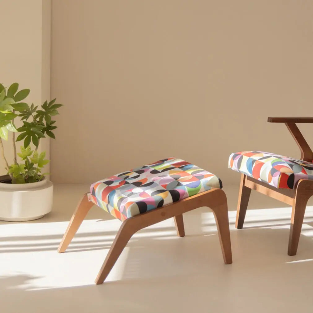Apollo Fußhocker - Bauhaus 1922 Sternzeit Design