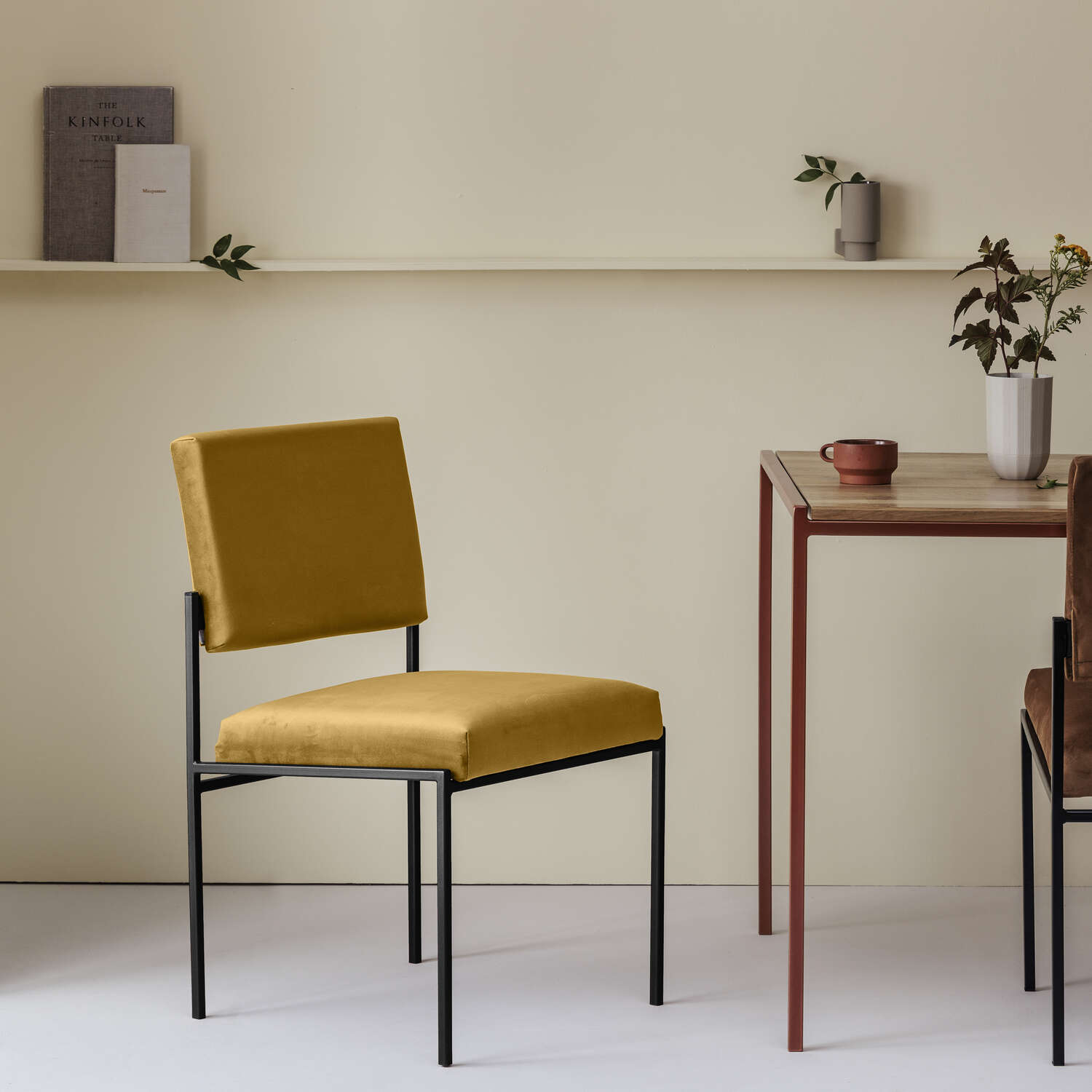 Cube Dining Chair - Velvet Line Premium