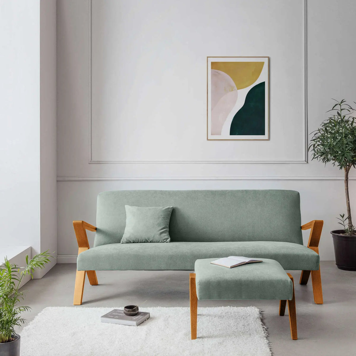 Retrostar 4-seater Sofa Basic Line Sternzeit Design